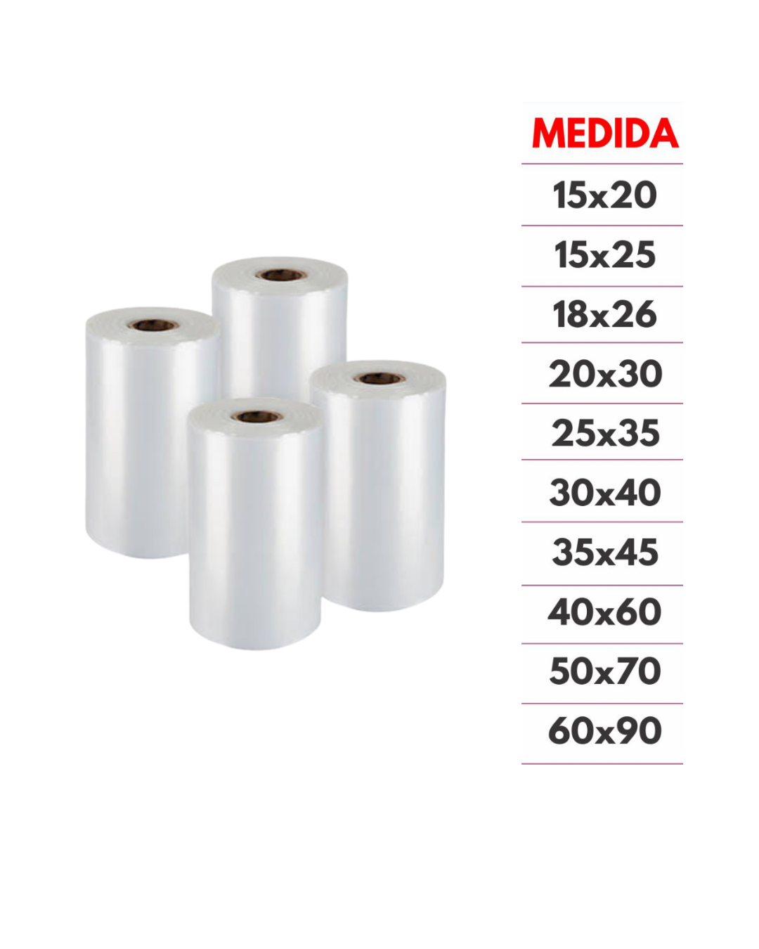 BOLSA PLASTICO EN ROLLO